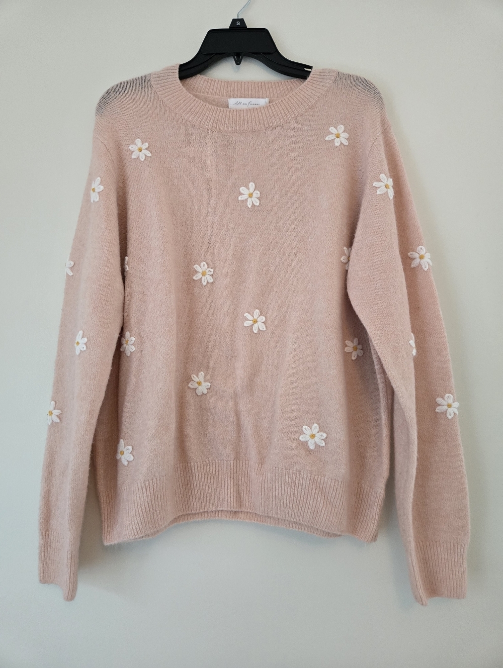 Floral Embellished Sweater